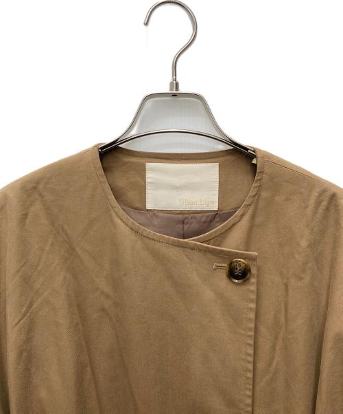 glam lips（グラムリップス）Glam Lips (グラムリップス) 3way レイヤード トレンチコート ブラウン サイズ:Freeの古着・服飾アイテム