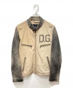 DOLCE & GABBANAドルチェ＆ガッバーナ）の古着「レザージャケット」｜ブラウン