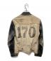 DOLCE & GABBANA (ドルチェ＆ガッバーナ) レザージャケット ブラウン サイズ:48：38000円