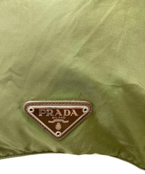 PRADA（プラダ）PRADA (プラダ) 巾着バッグ グリーンの古着・服飾アイテム