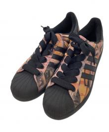 adidas（アディダス）の古着「スニーカー　SUPER STAR」｜ブラック×ピンク