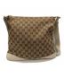 GUCCI (グッチ) GGキャンバス斜め掛けショルダーバッグ ブラウン：10000円