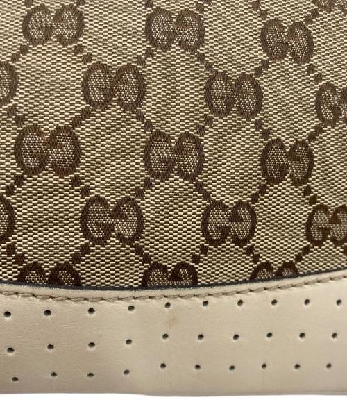 GUCCI（グッチ）GUCCI (グッチ) GGキャンバス斜め掛けショルダーバッグ ブラウンの古着・服飾アイテム