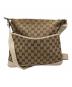 GUCCI（グッチ）の古着「GGキャンバス斜め掛けショルダーバッグ」｜ブラウン