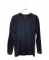 山と道（ヤマトミチ）の古着「ロングスリーブカットソー　DF MESH MERINO LONG SLEEVE」｜ブラック