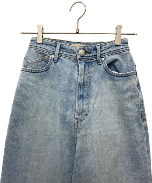 YANUK（ヤヌーク）YANUK (ヤヌーク) デニムパンツ　ルーズストレートJOAN ブルー サイズ:22の古着・服飾アイテム