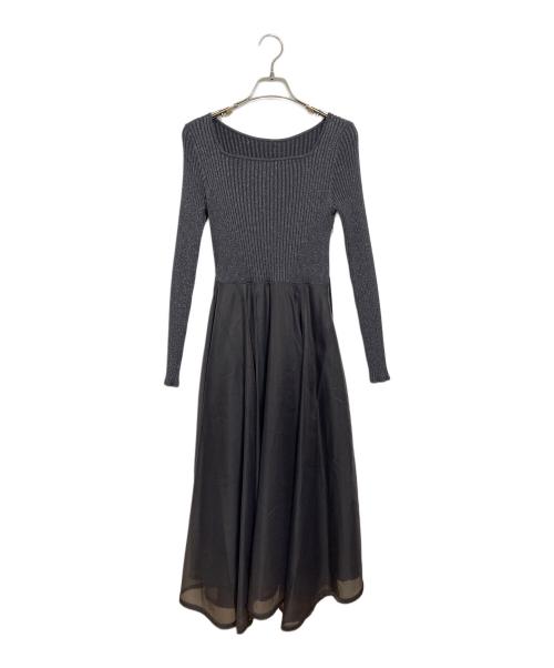 Rirandture（リランドチュール）Rirandture (リランドチュール) 長袖エアリードッキングワンピース グレー サイズ:1の古着・服飾アイテム