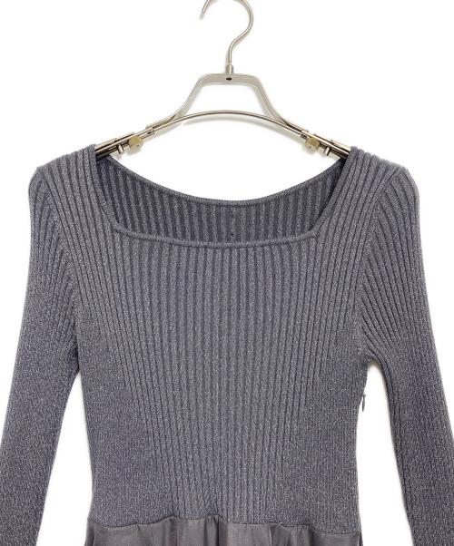 Rirandture（リランドチュール）Rirandture (リランドチュール) 長袖エアリードッキングワンピース グレー サイズ:1の古着・服飾アイテム