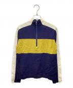 PS Paul SmithＰＳポールスミス）の古着「ハーフジップニット」｜ネイビー