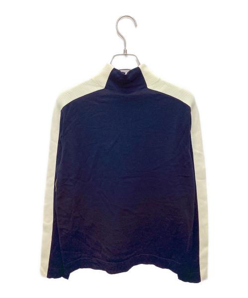 PS Paul Smith（ＰＳポールスミス）PS Paul Smith (ＰＳポールスミス) ハーフジップニット ネイビー サイズ:M 未使用品の古着・服飾アイテム