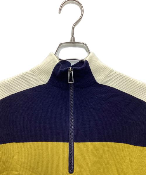PS Paul Smith（ＰＳポールスミス）PS Paul Smith (ＰＳポールスミス) ハーフジップニット ネイビー サイズ:M 未使用品の古着・服飾アイテム