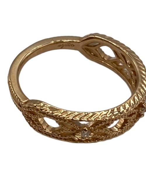 agete（アガット）agete (アガット) 透かしダイヤモンドリング サイズ:2号の古着・服飾アイテム