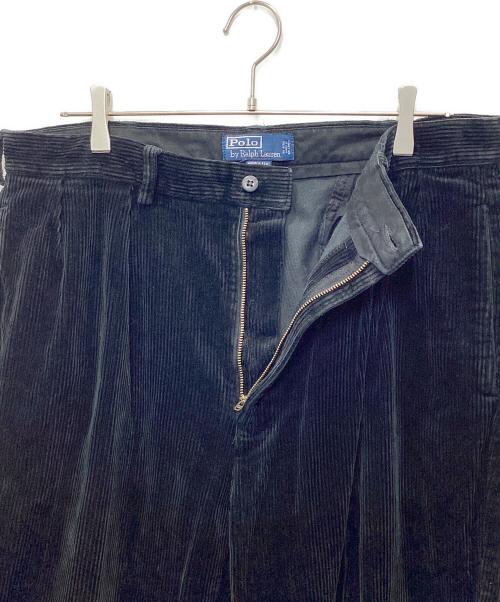 POLO RALPH LAUREN（ポロ・ラルフローレン）POLO RALPH LAUREN (ポロ・ラルフローレン) コーデュロイパンツ ブラック サイズ:36/32の古着・服飾アイテム
