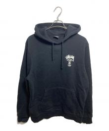 stussy（ステューシー）の古着「ワールドツアーパーカー」｜ブラック