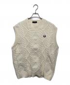 FRED PERRY×BEAMSフレッドペリー×ビームス）の古着「別注 Cable Vest」｜アイボリー