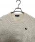 FRED PERRY (フレッドペリー) BEAMS (ビームス) 別注 Cable Vest アイボリー サイズ:L：5000円