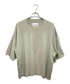 STUDIO NICHOLSONスタジオ ニコルソン）の古着「PIU MID-WEIGHT JERSEY T」｜グリーン
