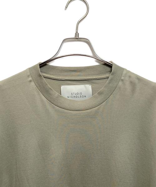 STUDIO NICHOLSON（スタジオ ニコルソン）STUDIO NICHOLSON (スタジオ ニコルソン) PIU MID-WEIGHT JERSEY T グリーン サイズ:Mの古着・服飾アイテム