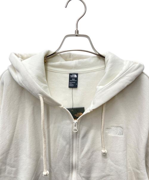 THE NORTH FACE（ザ ノース フェイス）THE NORTH FACE (ザ ノース フェイス) S EVOLUTION SIMPLE DOME FULL-ZIP HOODIE アイボリー サイズ:L 未使用品の古着・服飾アイテム