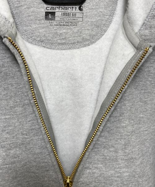 CarHartt（カーハート）CarHartt (カーハート) Midweight Full Zip Hoodie グレー サイズ:Lの古着・服飾アイテム