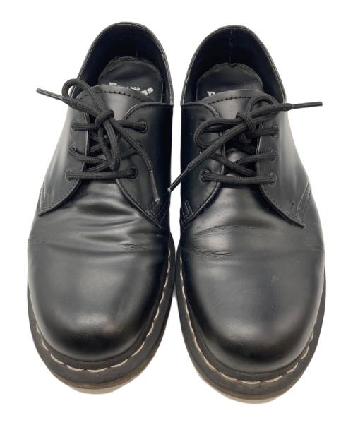 Dr.Martens（ドクターマーチン）Dr.Martens (ドクターマーチン) 1461 ホワイトステッチ 3 ホール シューズ ブラック サイズ:UK8の古着・服飾アイテム