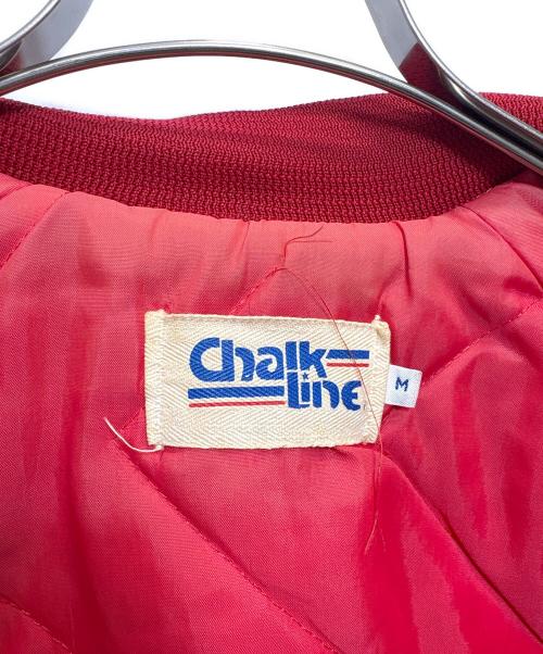 Chark Line（チョークライン）Chark Line (チョークライン) ナイロンブルゾン レッド サイズ:Mの古着・服飾アイテム