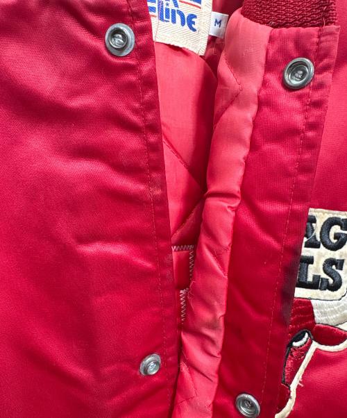 Chark Line（チョークライン）Chark Line (チョークライン) ナイロンブルゾン レッド サイズ:Mの古着・服飾アイテム
