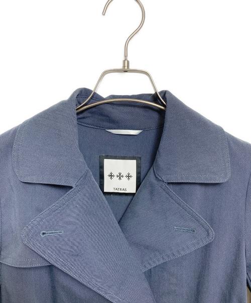 TATRAS（タトラス）TATRAS (タトラス) IMPERIA ショートトレンチコート ブルー サイズ:02の古着・服飾アイテム