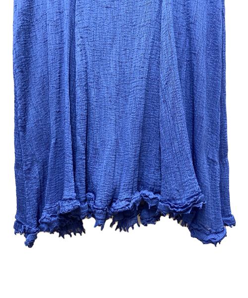 me ISSEY MIYAKE（ミーイッセイ ミヤケ）me ISSEY MIYAKE (ミーイッセイ ミヤケ) ノースリーブワンピース ブルー サイズ:表記なしの古着・服飾アイテム