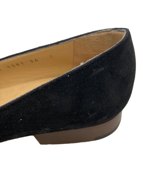 GUCCI（グッチ）GUCCI (グッチ) ホースビットスエードパンプス ブラック サイズ:36の古着・服飾アイテム