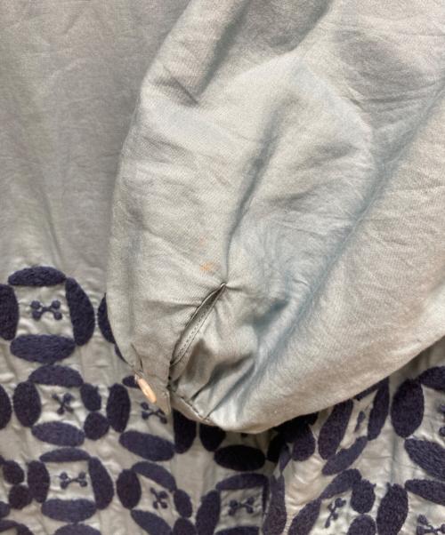 mina perhonen（ミナ ペルホネン）mina perhonen (ミナ ペルホネン) 長袖ワンピース スカイブルー サイズ:36の古着・服飾アイテム