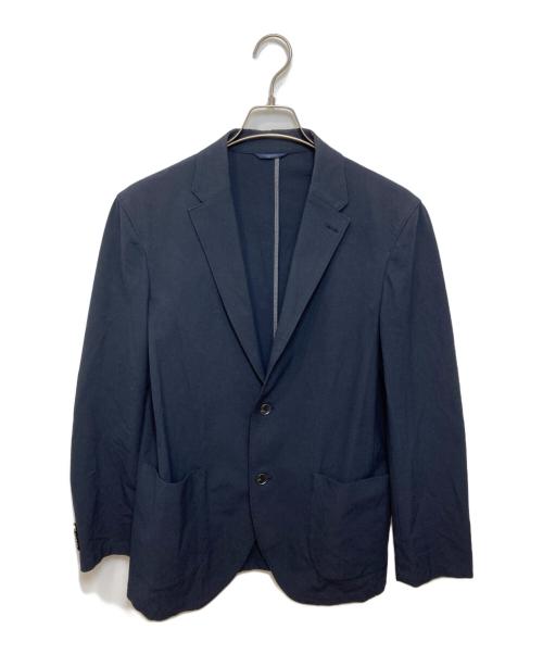 AOURE（アウール）AOURE (アウール) 2Bジャケット　per you MALPENSA ネイビー サイズ:Lの古着・服飾アイテム