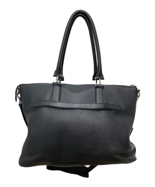 PELLE MORBIDA（ペッレモルビダ）PELLE MORBIDA (ペッレモルビダ) 2WAYトートバッグ ブラックの古着・服飾アイテム
