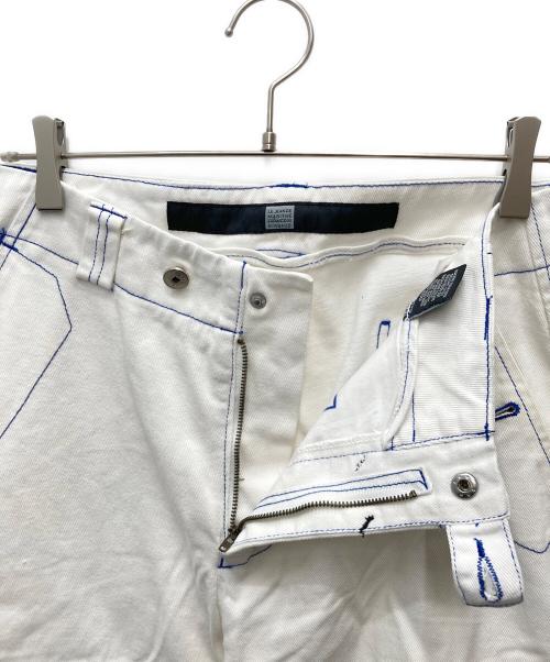 MARITHE+FRANCOIS GIRBAUD（マリテフランソワジルボー）MARITHE+FRANCOIS GIRBAUD (マリテフランソワジルボー) シャトルパンツ ホワイト サイズ:34の古着・服飾アイテム