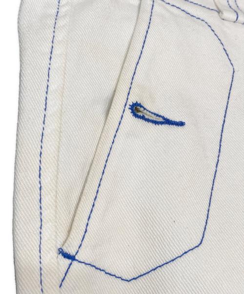 MARITHE+FRANCOIS GIRBAUD（マリテフランソワジルボー）MARITHE+FRANCOIS GIRBAUD (マリテフランソワジルボー) シャトルパンツ ホワイト サイズ:34の古着・服飾アイテム