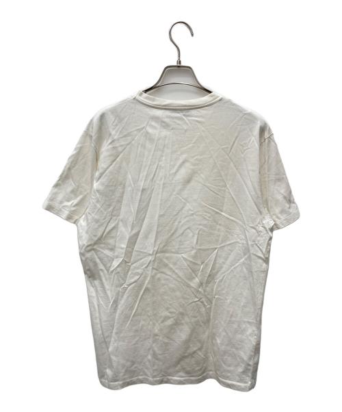 maison kitsune（メゾンキツネ）MAISON KITSUNE (メゾンキツネ) DOUBLE FOX HEAD PACH Tシャツ ホワイト サイズ:Mの古着・服飾アイテム