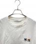 MAISON KITSUNE (メゾンキツネ) DOUBLE FOX HEAD PACH Tシャツ ホワイト サイズ:M：5000円