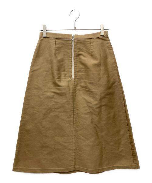 AURALEE（オーラリー）AURALEE (オーラリー) コットンツイルスカート　HEAVY MOLESKIN HIGH WAIST SKIRT ベージュ サイズ:1の古着・服飾アイテム