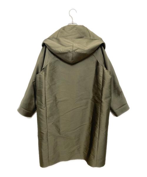 DRESSTERIOR（ドレステリア）DRESSTERIOR (ドレステリア) シルクツイルフードコート オリーブ サイズ:fの古着・服飾アイテム