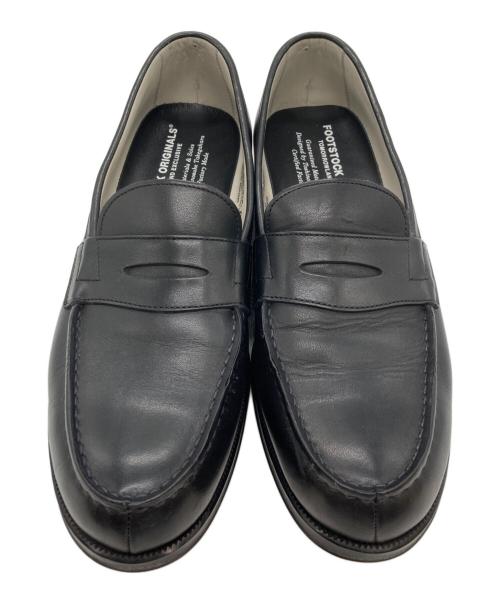 FOOTSTOCK ORIGINALS（フットストックオリジナルズ）FOOTSTOCK ORIGINALS (フットストックオリジナルズ) ローファー ブラック サイズ:7 1/2の古着・服飾アイテム