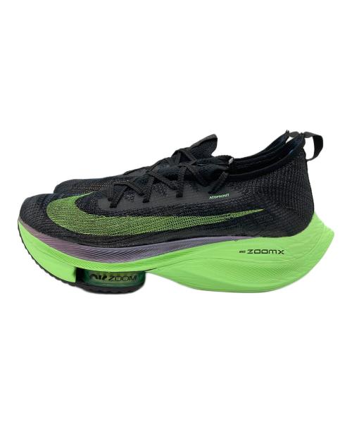 NIKE（ナイキ）NIKE (ナイキ) Air Zoom Alphafly Next% 黄緑×ブラック サイズ:28.5cm 未使用品の古着・服飾アイテム