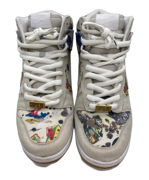 NIKE SB（ナイキエスビー）NIKE SB (ナイキエスビー) SUPREME (シュプリーム) ハイカットスニーカー グレー サイズ:28の古着・服飾アイテム