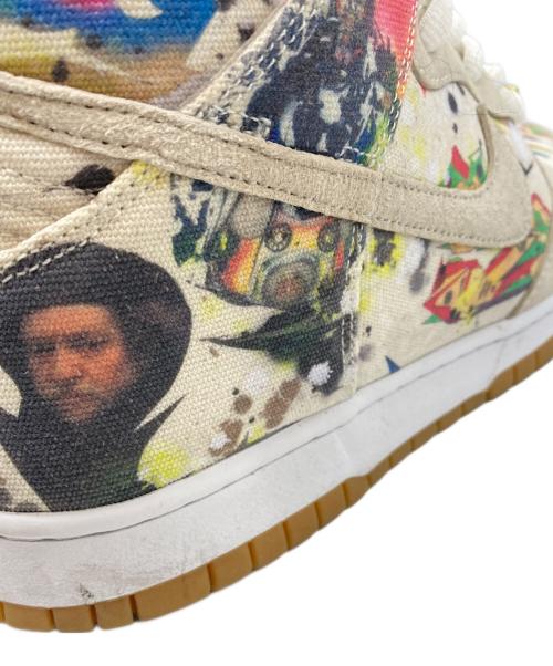 NIKE SB（ナイキエスビー）NIKE SB (ナイキエスビー) SUPREME (シュプリーム) ハイカットスニーカー グレー サイズ:28の古着・服飾アイテム