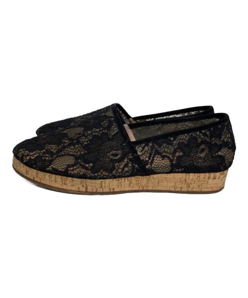 Gianvito Rossi（ジャンヴィト ロッシ）Gianvito Rossi (ジャンヴィト ロッシ) レースパンプス ブラック サイズ:23.5の古着・服飾アイテム