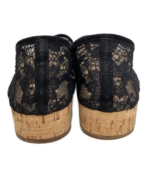 Gianvito Rossi（ジャンヴィト ロッシ）Gianvito Rossi (ジャンヴィト ロッシ) レースパンプス ブラック サイズ:23.5の古着・服飾アイテム