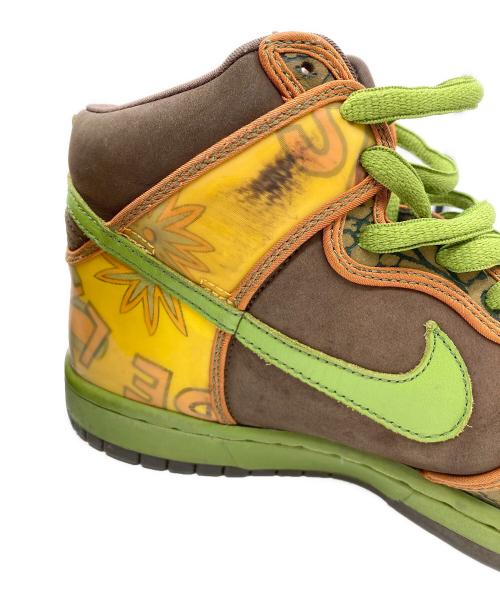 NIKE SB（ナイキエスビー）NIKE SB (ナイキエスビー) DUNK HIGH PRO SB ブラウン×グリーン サイズ:28cmの古着・服飾アイテム
