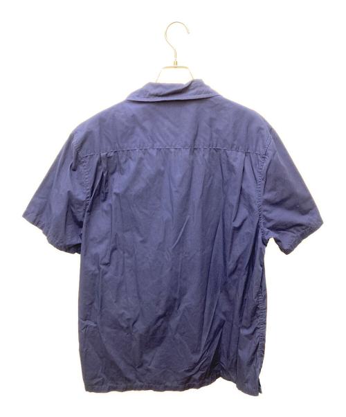 stussy（ステューシー）stussy (ステューシー) 半袖オープンカラーシャツ ブルー サイズ:Lの古着・服飾アイテム