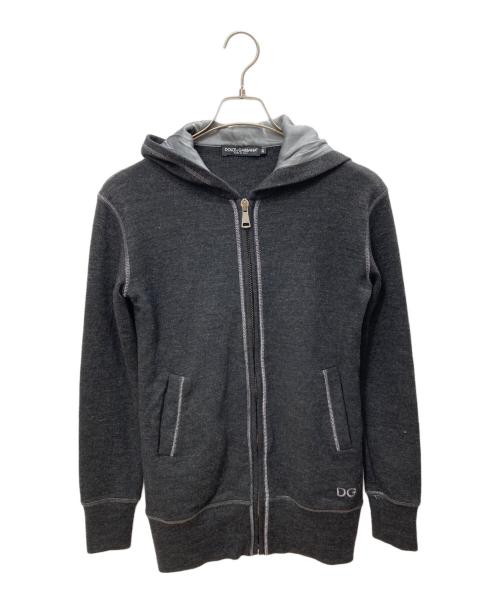 DOLCE & GABBANA（ドルチェ＆ガッバーナ）DOLCE & GABBANA (ドルチェ＆ガッバーナ) ジップパーカー グレー サイズ:40の古着・服飾アイテム