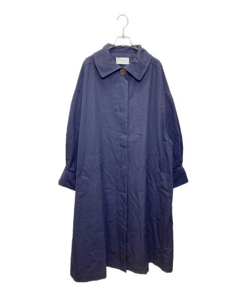 ETRE TOKYO（エトレトウキョウ）ETRE TOKYO (エトレトウキョウ) ステンカラーコート ネイビー サイズ:Mの古着・服飾アイテム