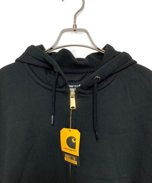 CarHartt（カーハート）CarHartt (カーハート) ジップパーカー ブラック サイズ:M 未使用品の古着・服飾アイテム